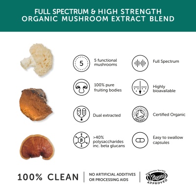 Together Health Organic Mushroom 5 60 caps