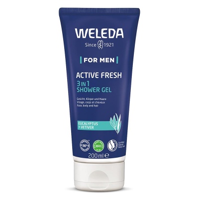 Weleda Mens Active Fresh 3in1 Shower Gel 200ml