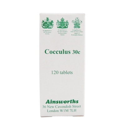 Ainsworths Cocculus 30c 120 tabs