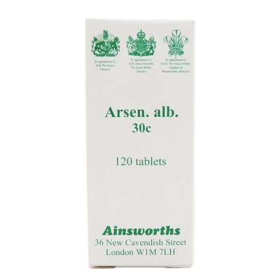 Ainsworths Arsen alb 30c 120 tabs