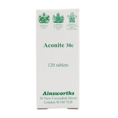 Ainsworths Aconite 30c 120 tabs