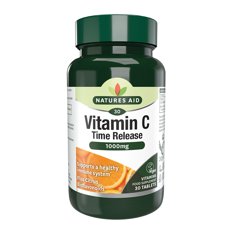 Natures Aid Vitamin C 1000mg Time Release 30 tabs