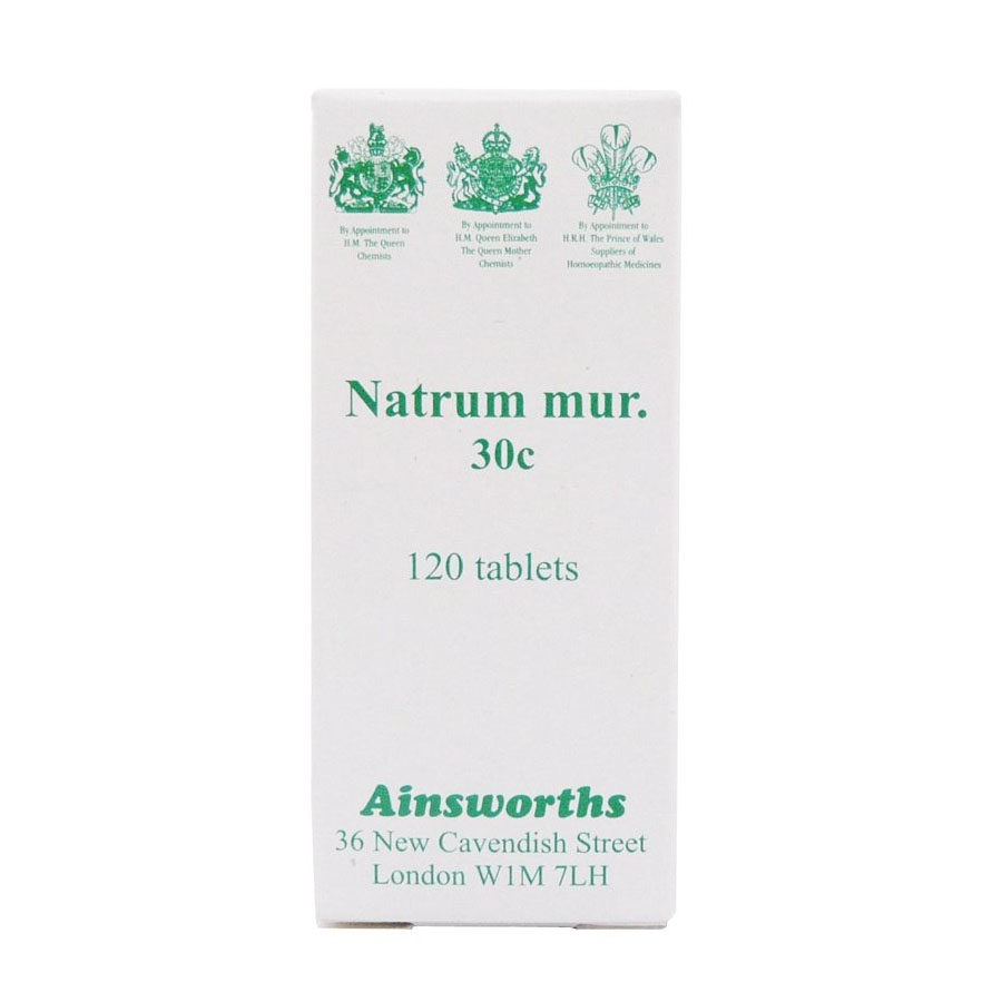 Ainsworths Natrum Mur 30c 120 tabs